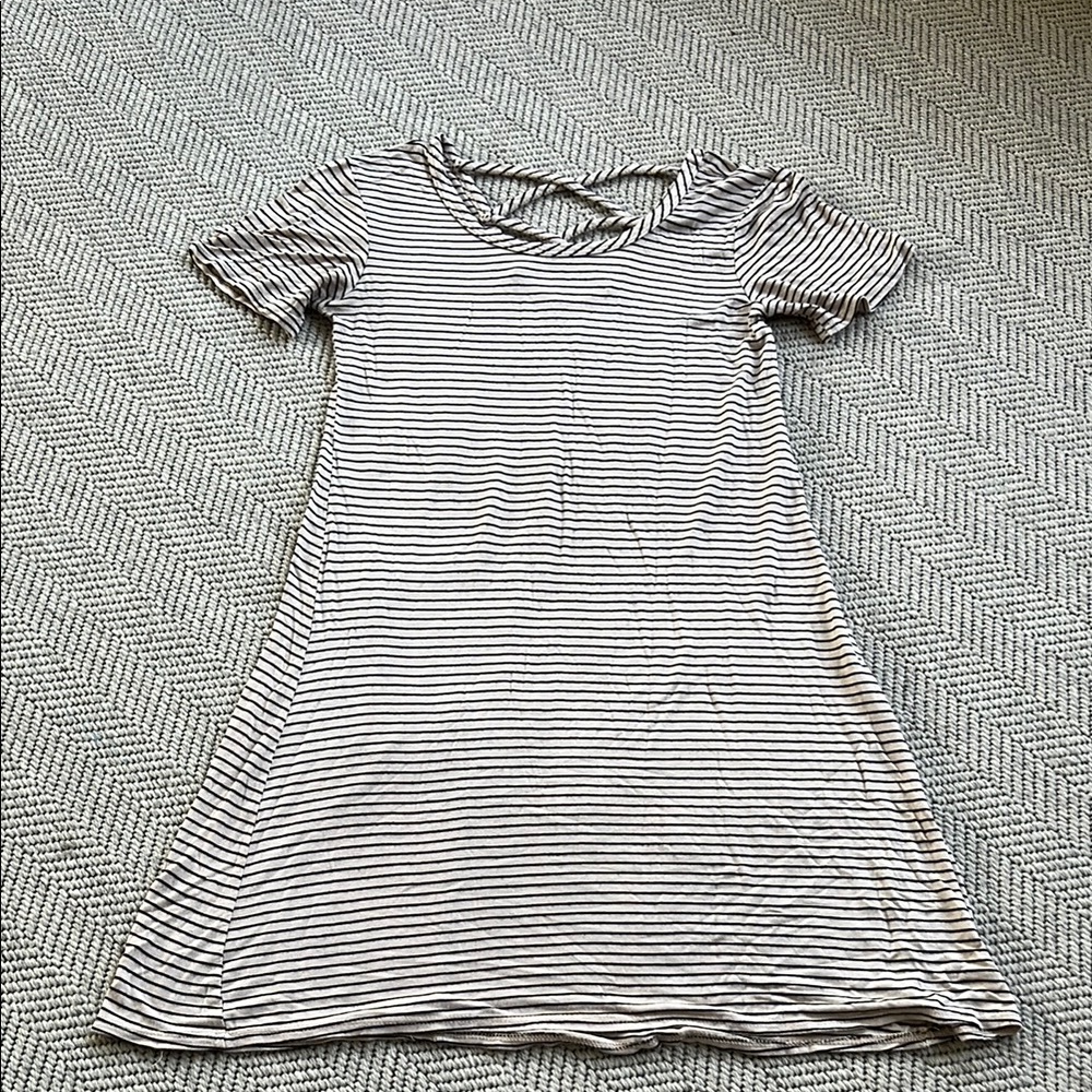 Olivia Rae Striped Mini Dress